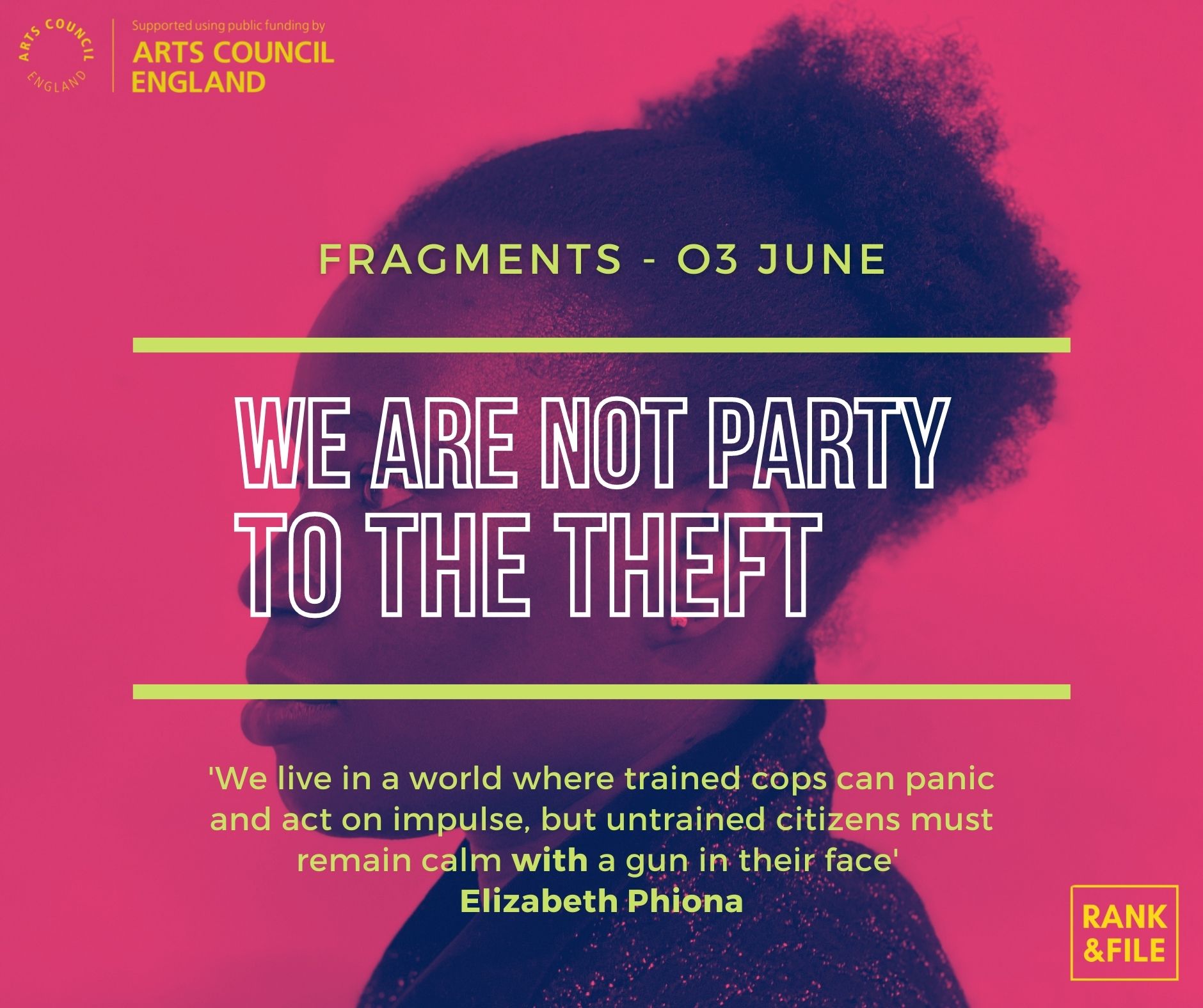We are not party to the theft poster from Fragments